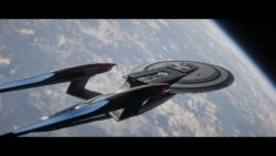 Excelsior II got a refit and came out all Sovereign – I guess